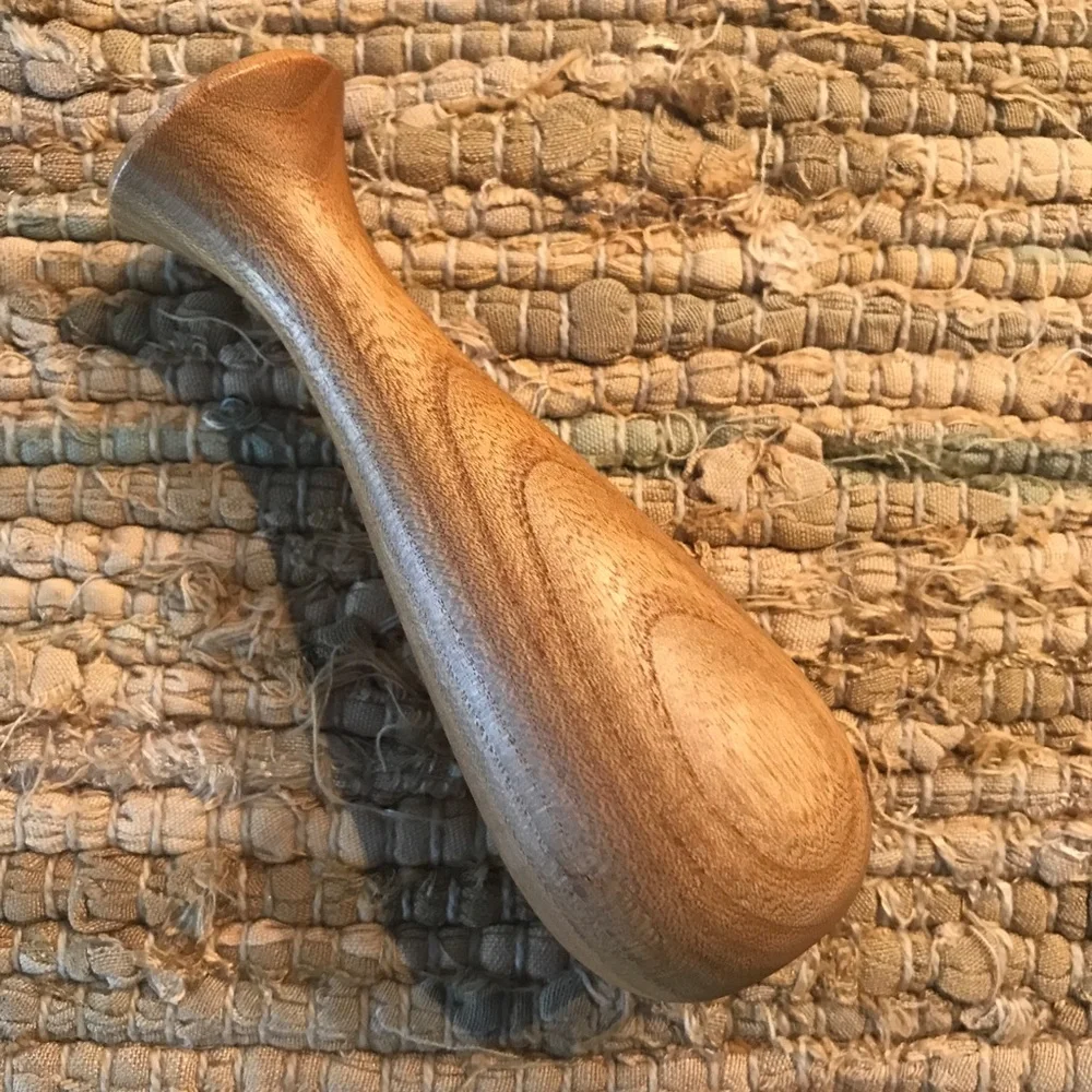 Hand turned Wooden bud vase maple finish 5” tall